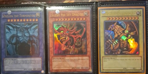 Set of egyptian god - yu-gi-oh!,