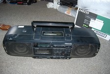 Panasonic RX-DS20 Stereo Ghetto Blaster Vintage CD Radio tested all works