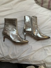 Fantastic Silver Pointed Boots