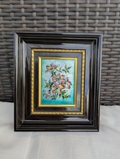 Flowers signed & hand painted