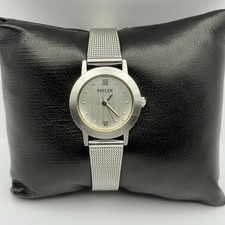 Reflex Ladies Quartz Watch Silver Tone Mesh Strap Working 23mm New Battery