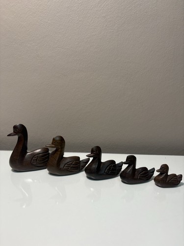 Hand carved wooden - wooden, duck