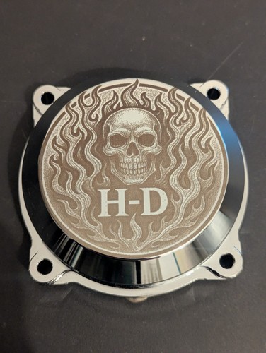 Custom engraved chrome d - h,
