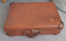 Vintage Brown  Suitcase (16" x