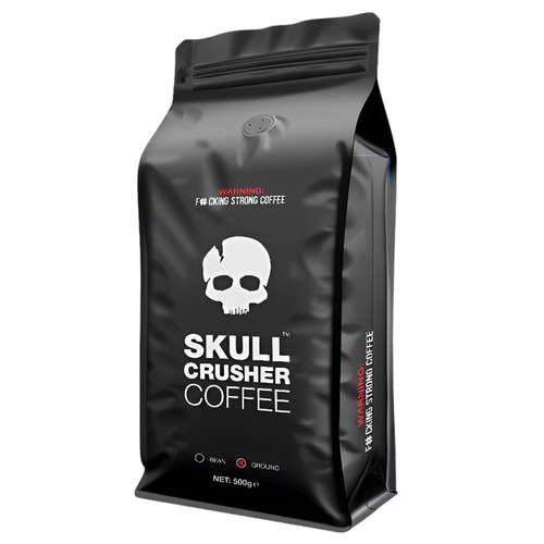 Skull crusher coffee - skull,