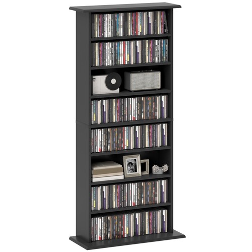 Homcom storage unit dvd - cd,