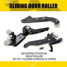 3PCS Sliding Door Roller Guide