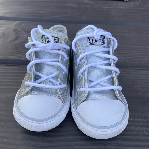 Converse girls silver - uk, 8