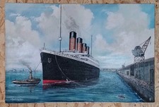 Vintage Large Oil Or Acrylic