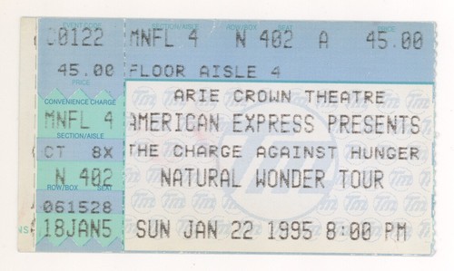 Stevie wonder 95 chicago - wonder,