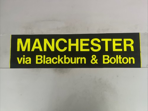 Manchester via blackburn - manchester,