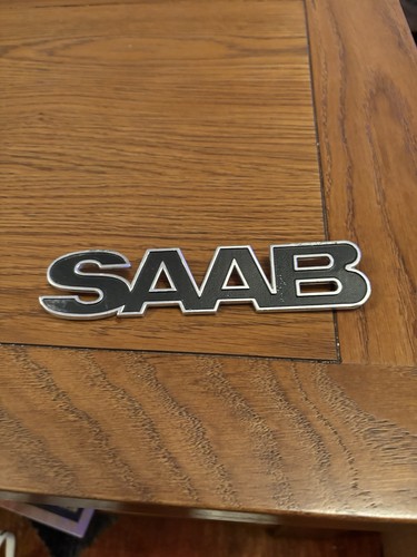 Vintage original metal saab - original,