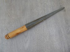 Vintage metal tipped Dibber. Garden dibber - garden bulb planter tool.