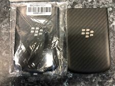 Genuine Blackberry Q10 Phone Battery Cover Carbon Fibre Case Housing Black Used