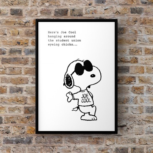 Snoopy art print - snoopy,