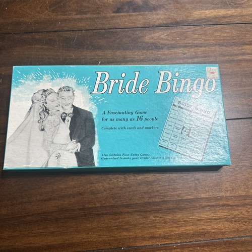 Vintage bride bingo 1970 - vintage,