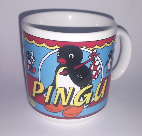 Vintage 1992 pingu mug - pingu, mug/cup