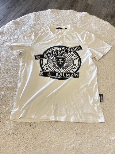 Balmain paris white shirt - t-shirt, |