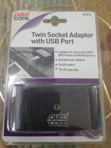 Autocare car twin socket - autocare,