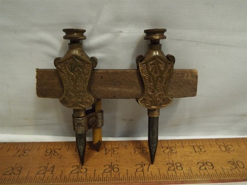 Brass gun metal trammel - pr,