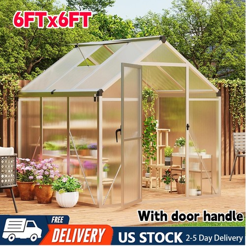 6x6ft outdoor greenhouse - 6x6ft,