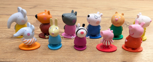 Bundle lot peppa pig figures - lot,