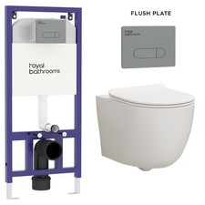 Elva Wall Hung Toilet & Slim