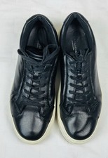 Men’s Black Leather Platform