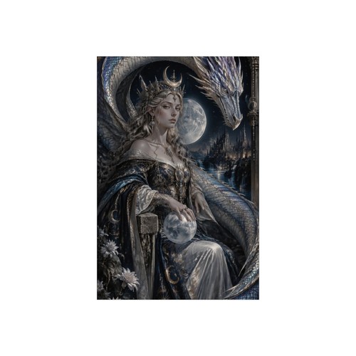 Moon queen and - and, dragon