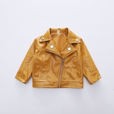 Zip Up Outwear Jeckets Leather