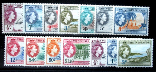 Virgin islands 1952 - set, to