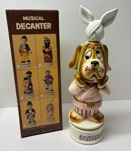 Vintage decanter ceramic - decanter,