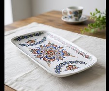 Hand-Painted Polish Folk Art Tray