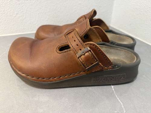 Birkenstock brown leather - leather,