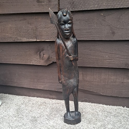 Vintage wooden tribal male