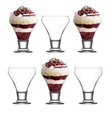 Glass dessert bowls sundae ice - dessert,