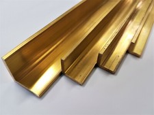 Brass Round Rod Square Bar Flat Bar Rod & L Angle CZ121 50mm to 600mm long