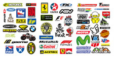 CAR / BIKE / SCOOTER LOGO sponsor STICKERS  - rc cars- STICKER BOMB -  models