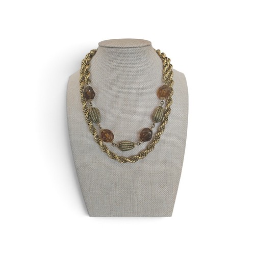 Vintage trifari double strand - vintage,