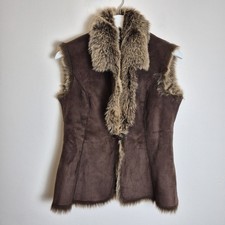 Faux Sheepskin Fur S/M Dark