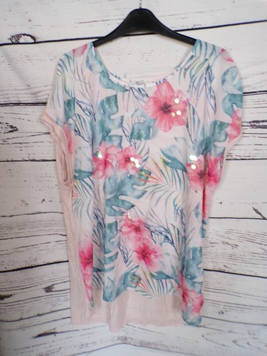 Ladies pink mix - tu, floral