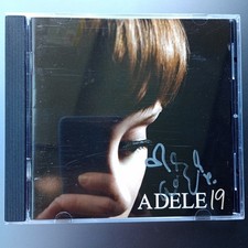 Adele signed autograph cd - adele, 19