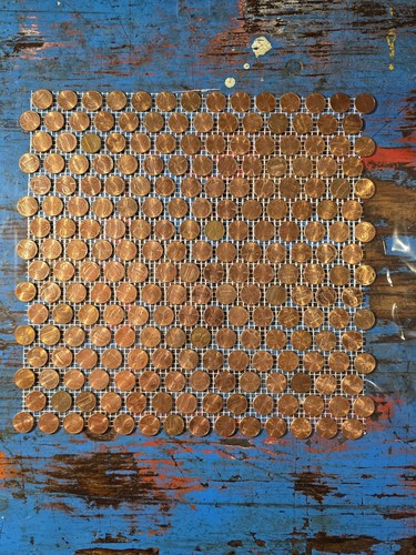 Copper circulated penny - copper,