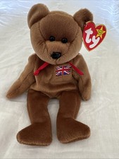 TY Beanie Baby Britannia Bear