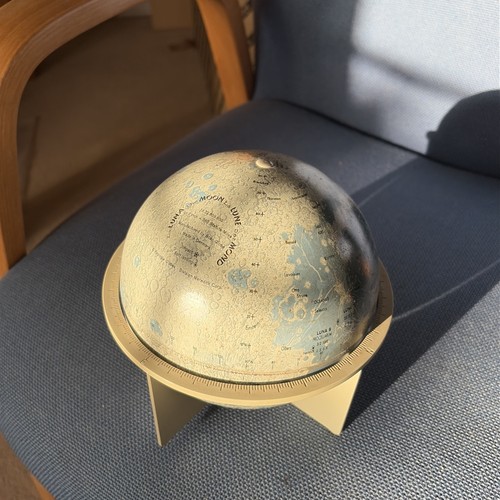 Globe the moon 1960s - of, moon,