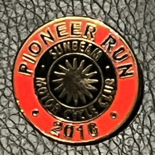Motorcycle pin badge sunbeam - motorcycle,