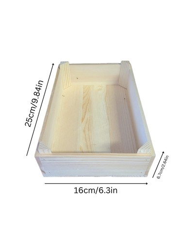 Decorative wooden crate