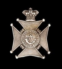 The Kings Royal Rifle Corps Cap Badge Hallmarked Silver