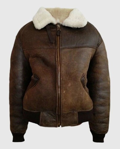 Mens raf brown bomber - b3,