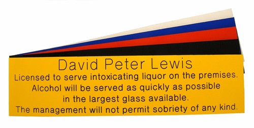 Engraved garden party home bar - engraved,